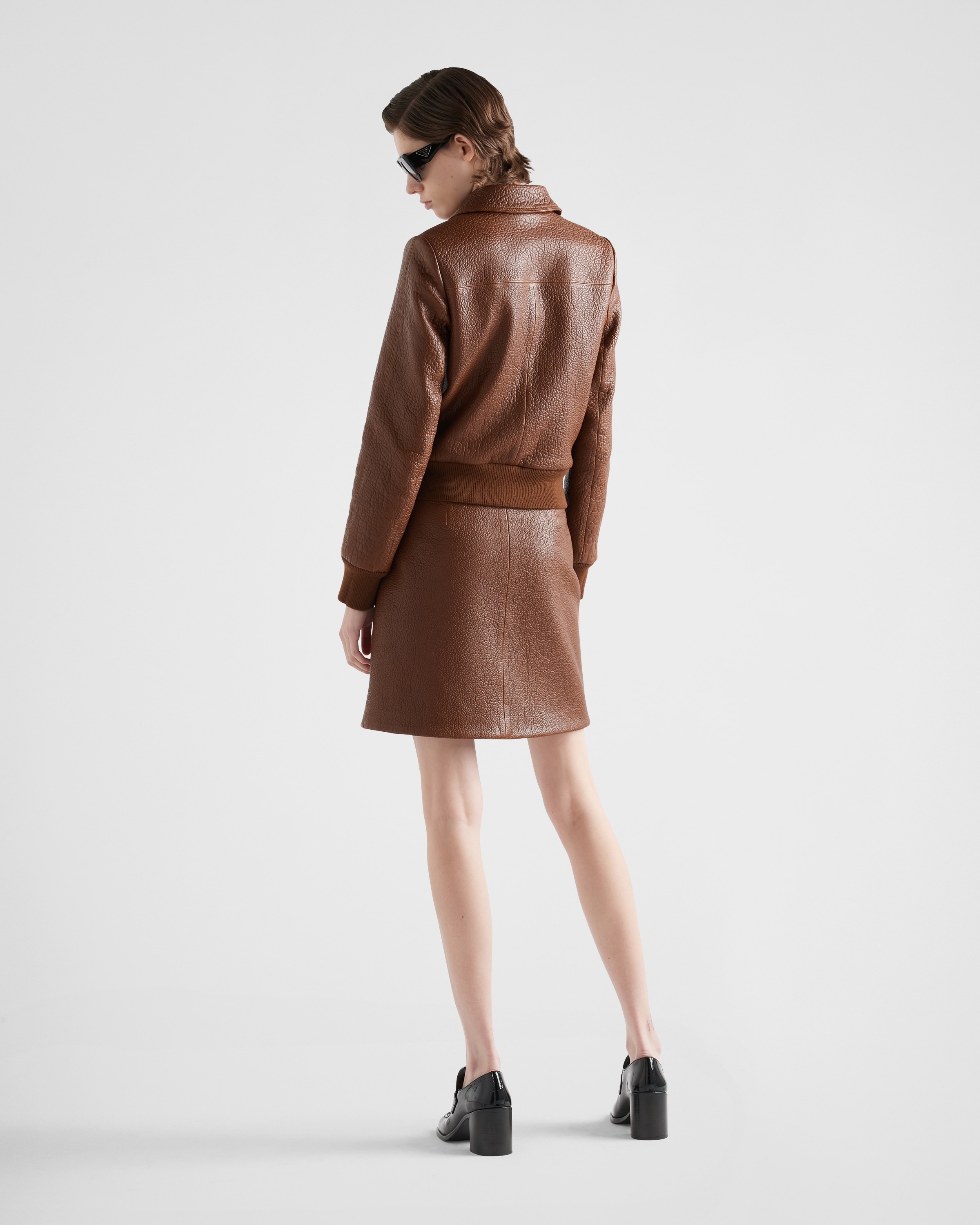 Nappa leather skirt - 5