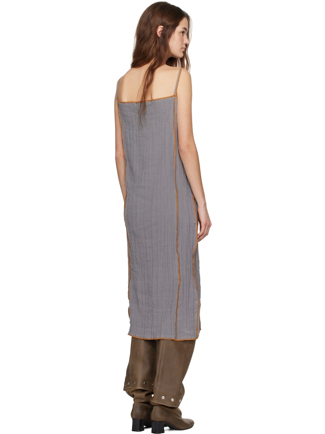 Gray Shok Midi Dress - 3