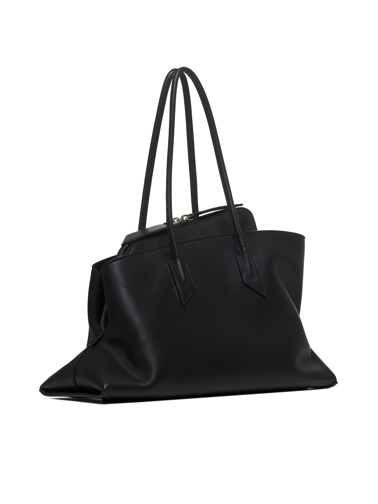 The Attico Women Top Handle “La Passeggiata Medium” Bag – Black - 3