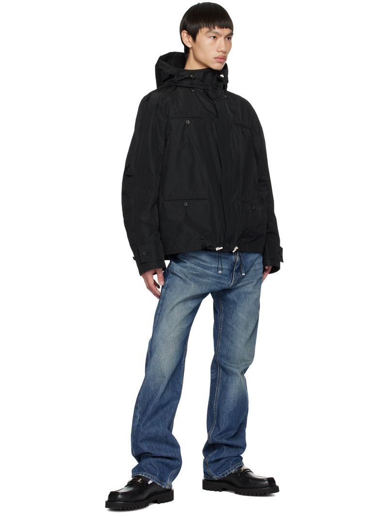 FERRAGAMO Black Zip Jacket outlook