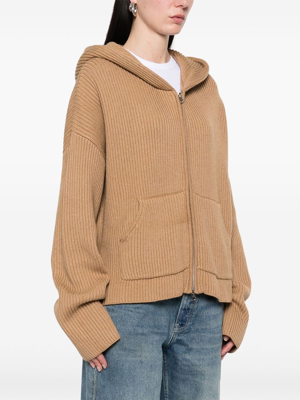 ribbed hoodie - 3