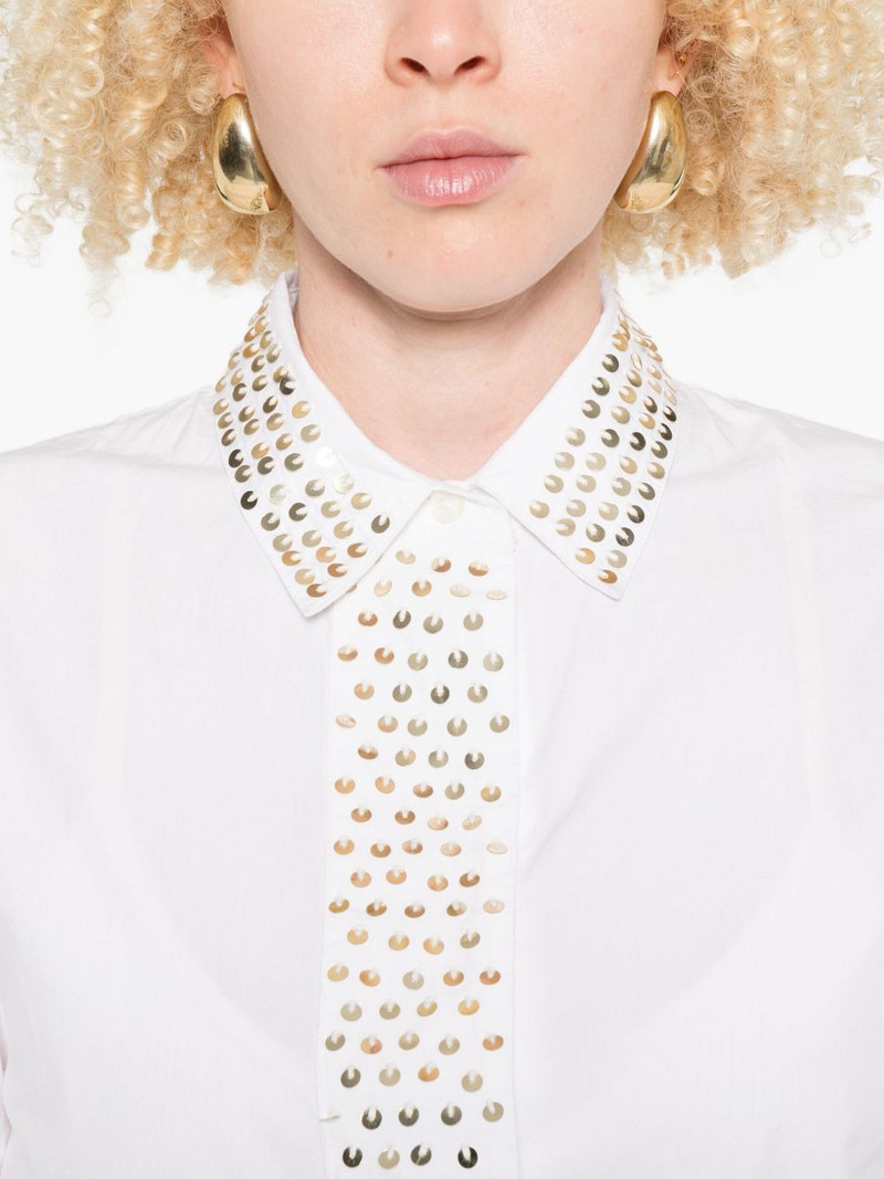 petites-étoiles embellished-collar shirt 5
