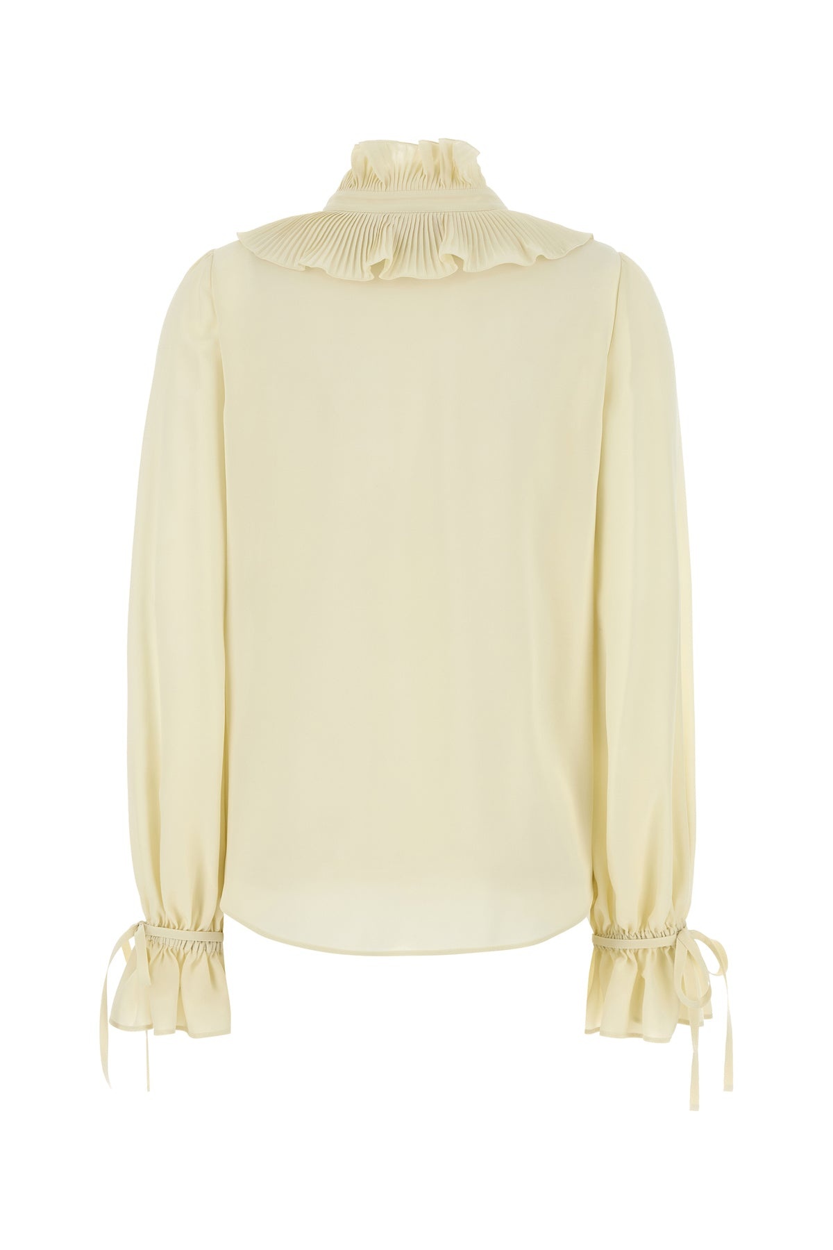 Cream crepe shirt - 2