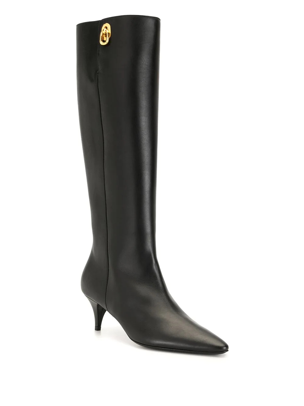 knee-length heeled boots - 2