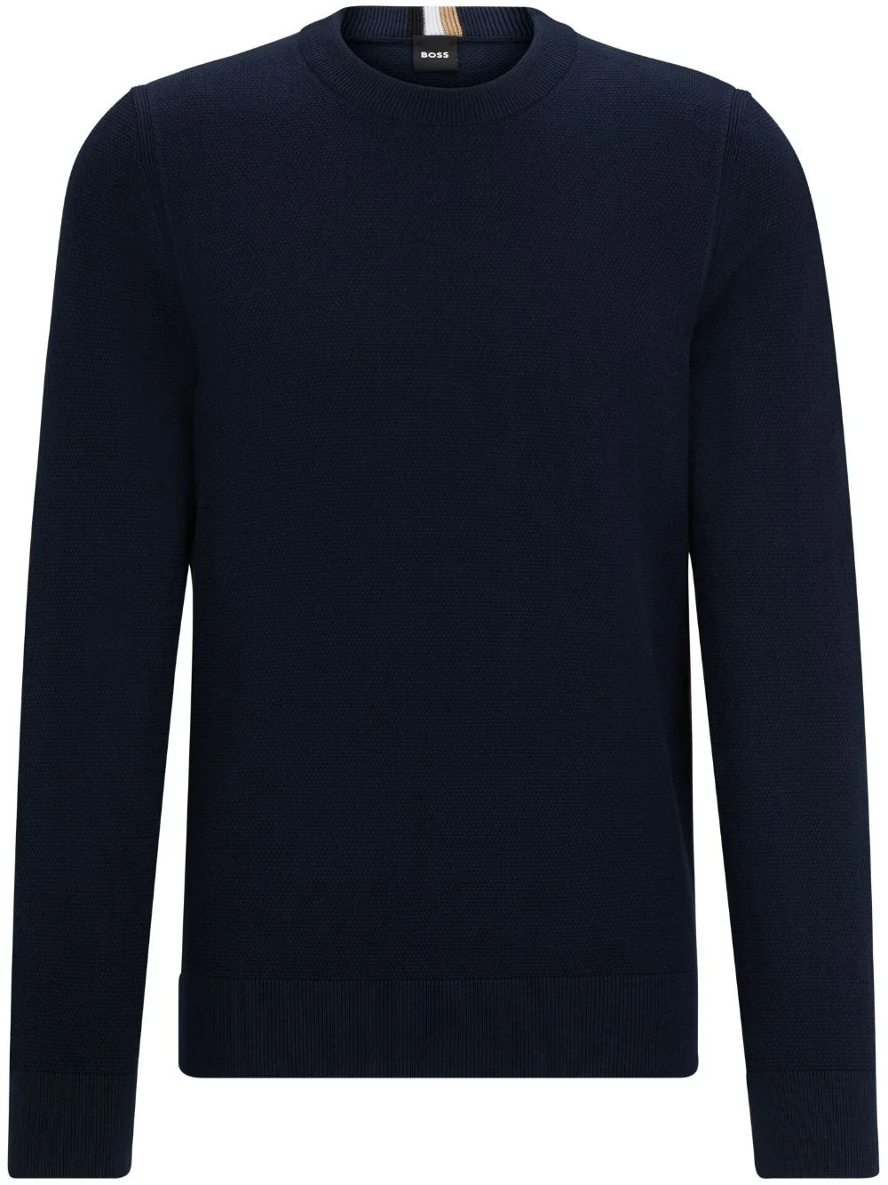 crew-neck cotton jumper - 1