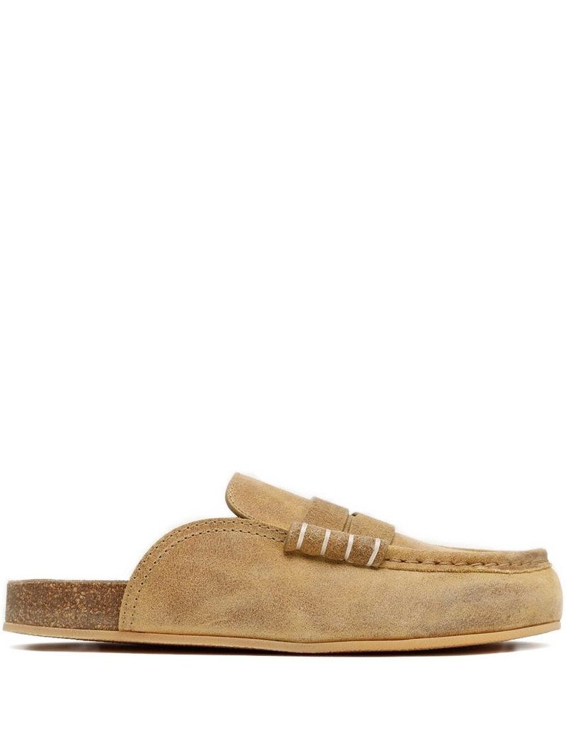 stitch-detail mules 1