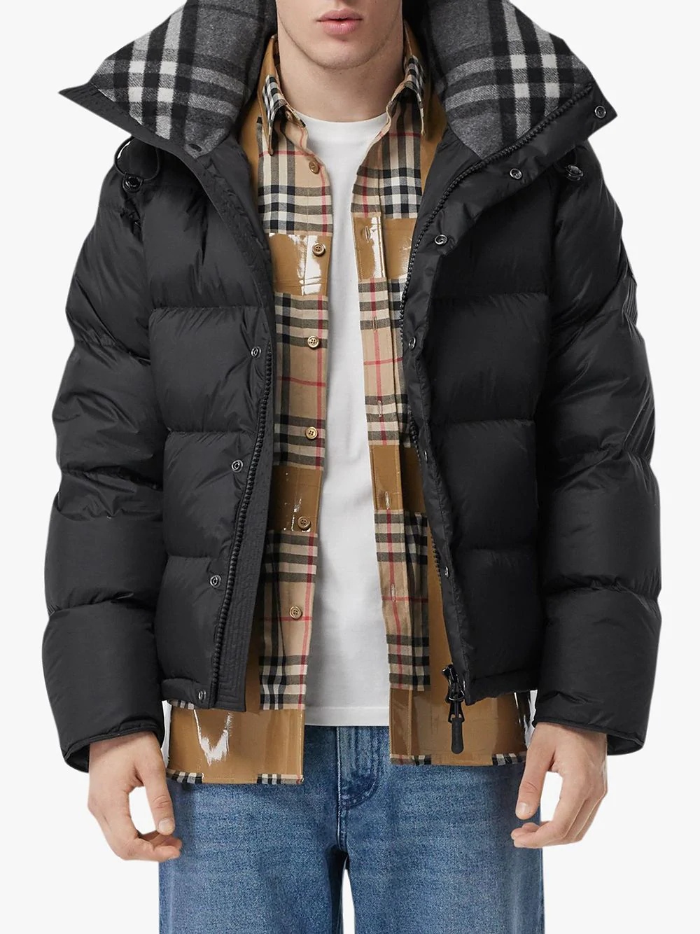 removable sleeve padded jacket - 3