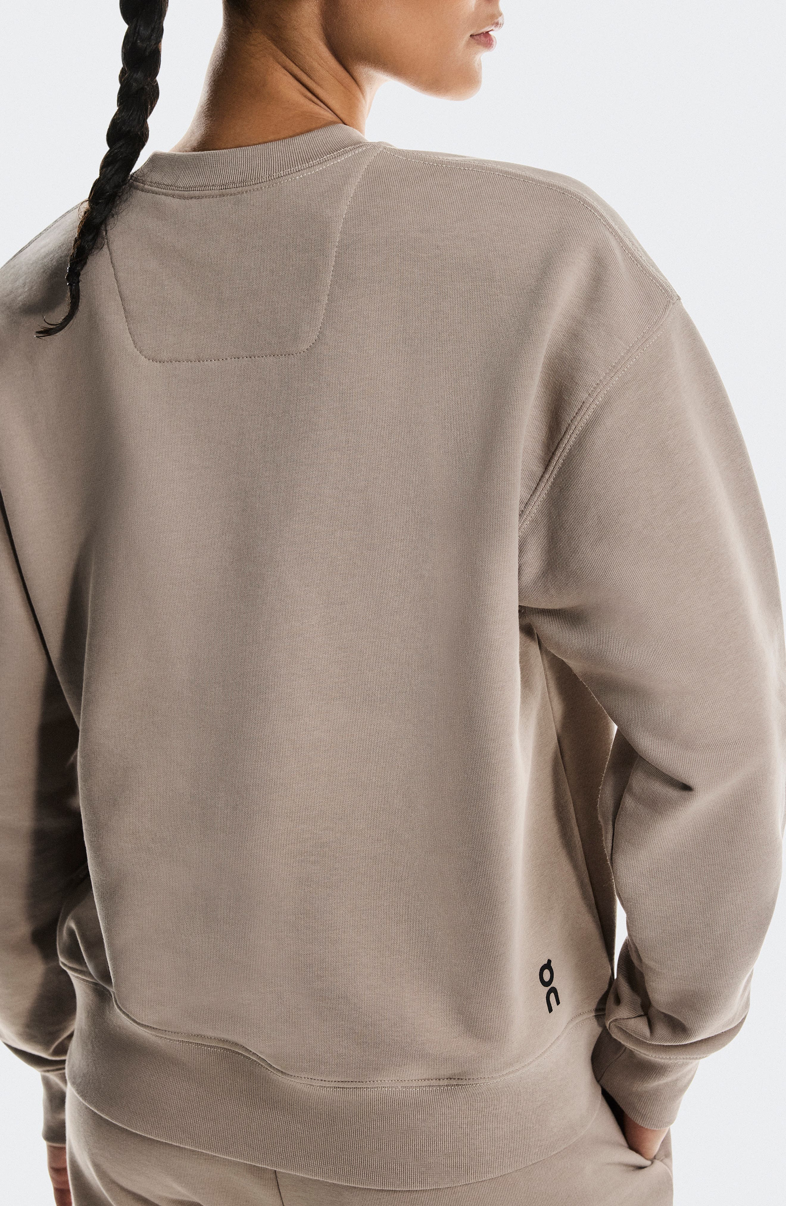 Club Crewneck Cotton Blend Sweatshirt in Desert at Nordstrom - 2