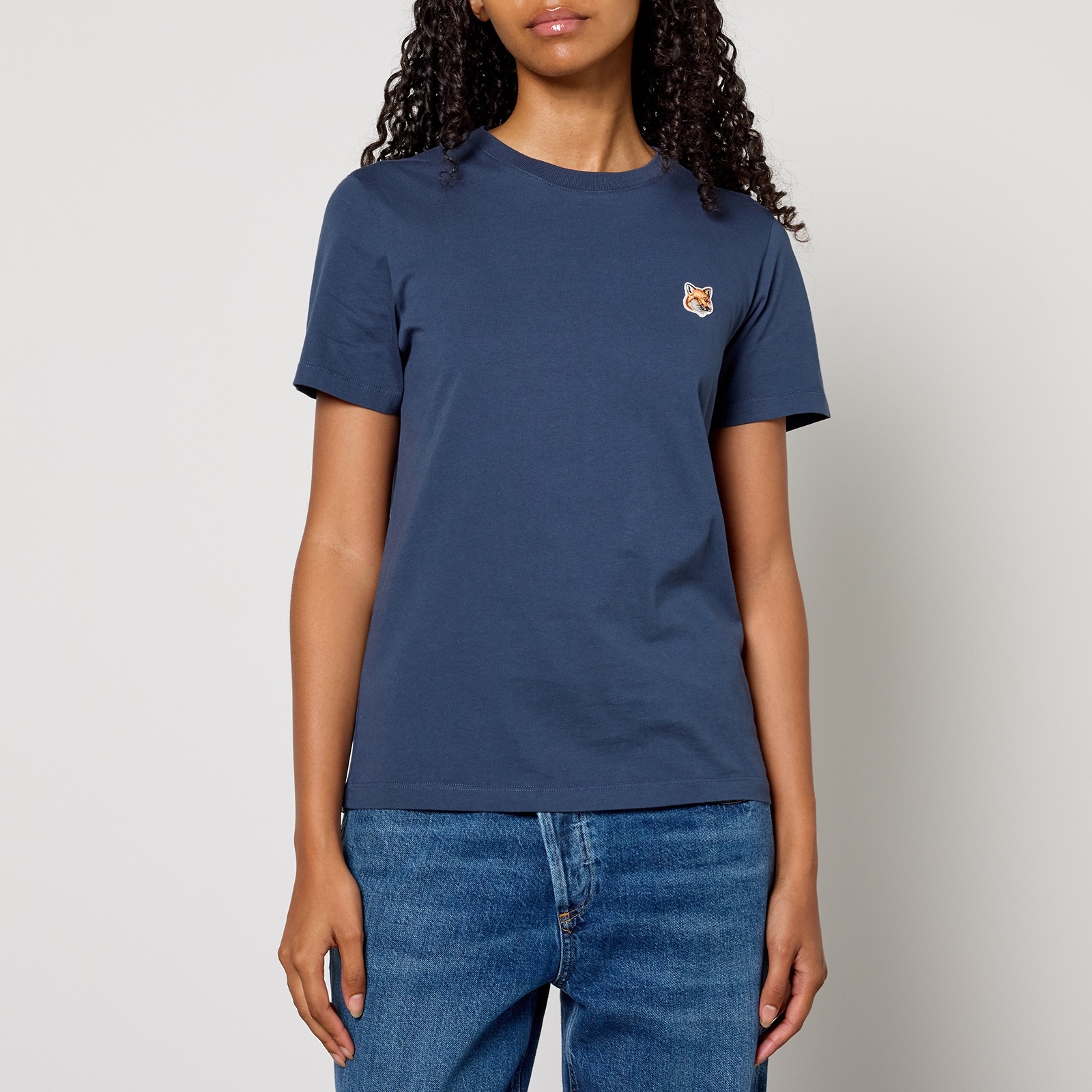 Maison Kitsuné Fox Head Cotton-Jersey T-Shirt - 1