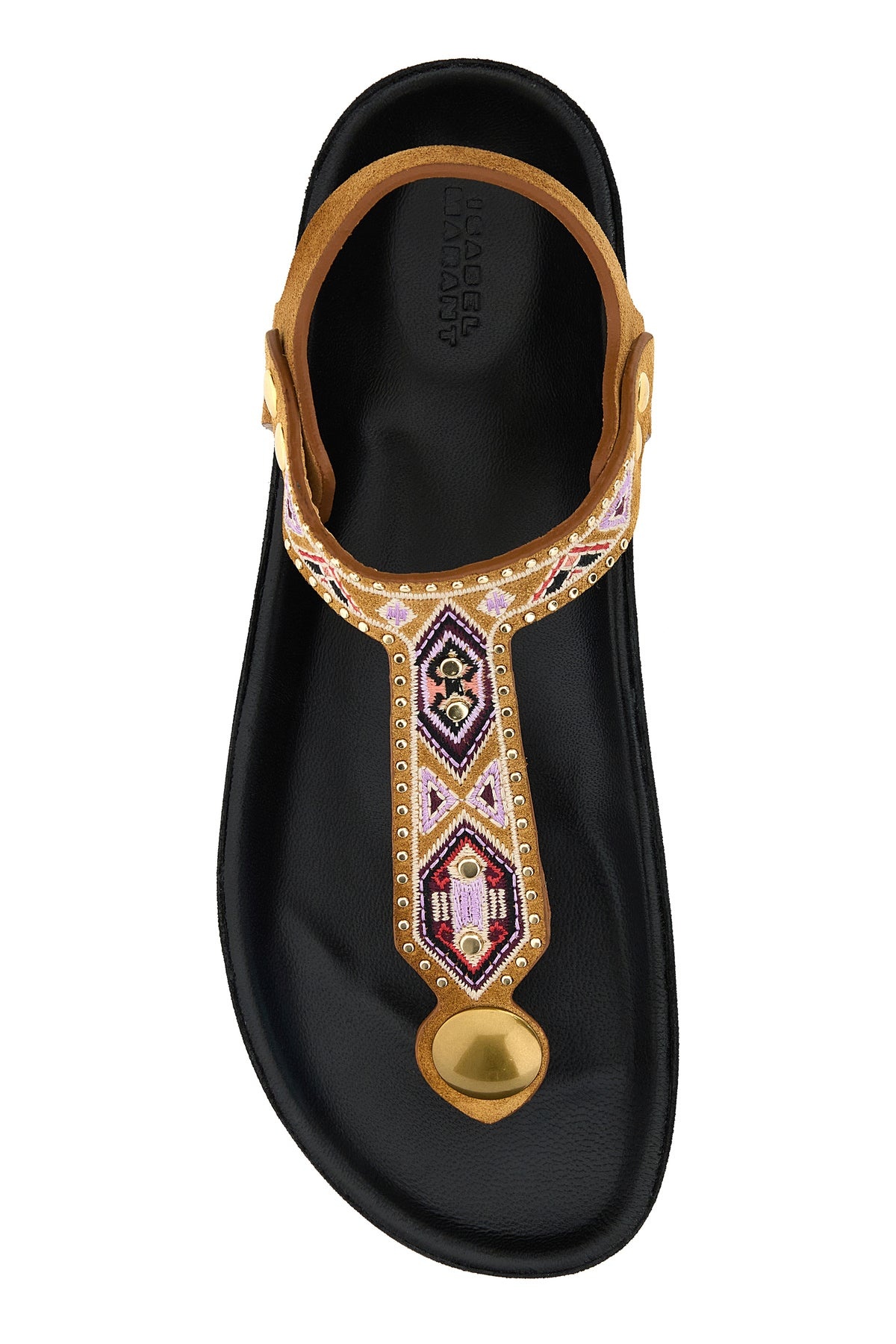Embellished suede sandals - 4
