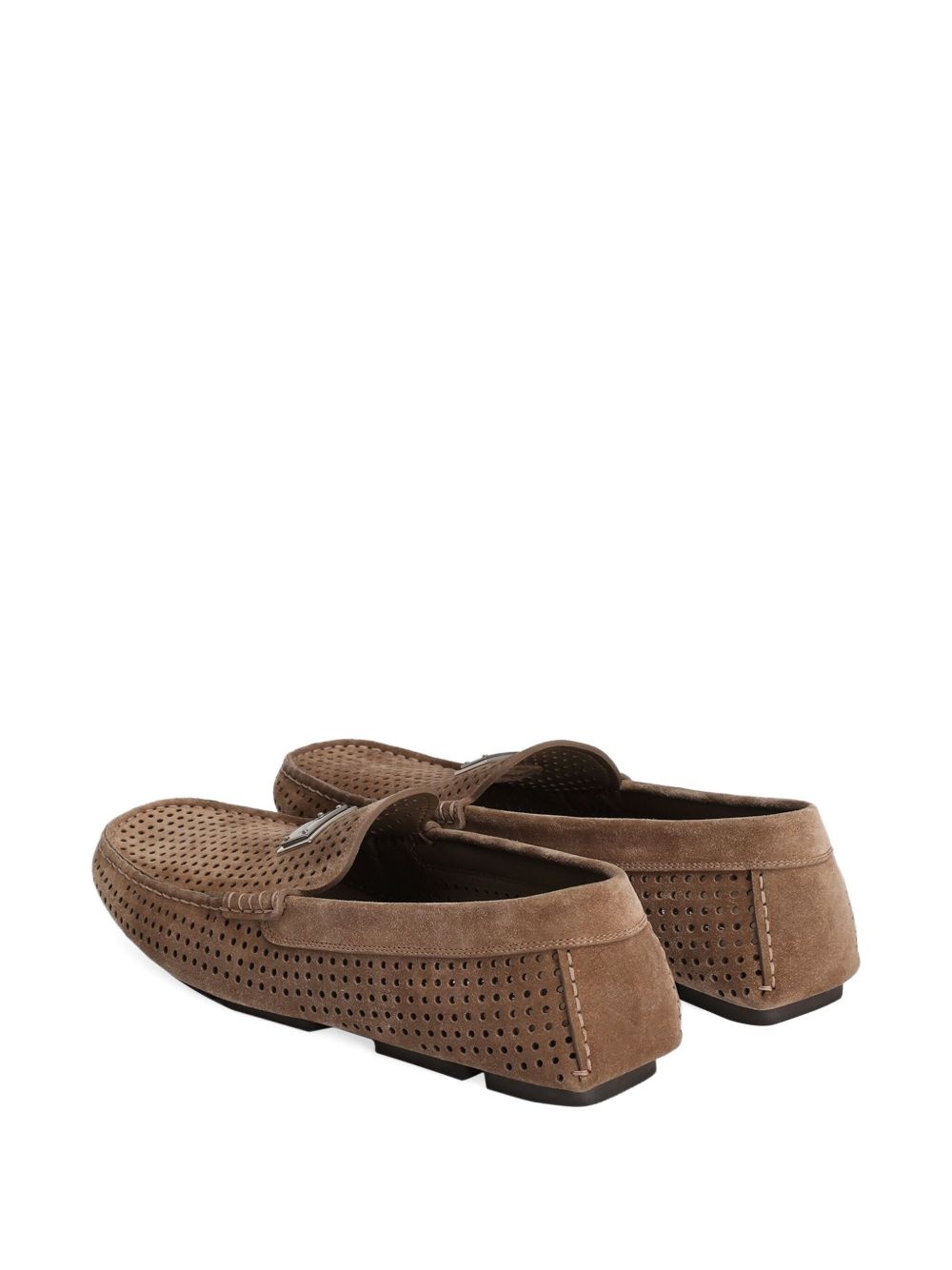 perforated loafers - 3