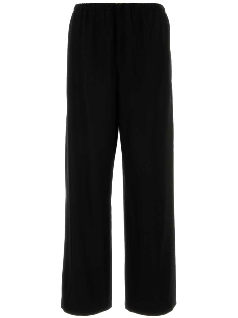 Wool wide-leg trousers - 1