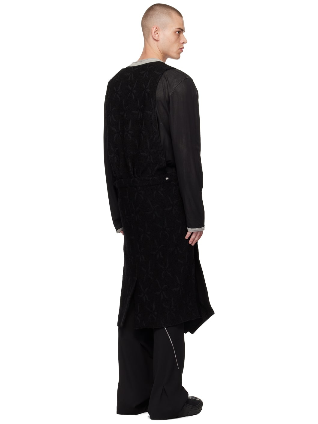 Black Jarocka Apron Vest - 3