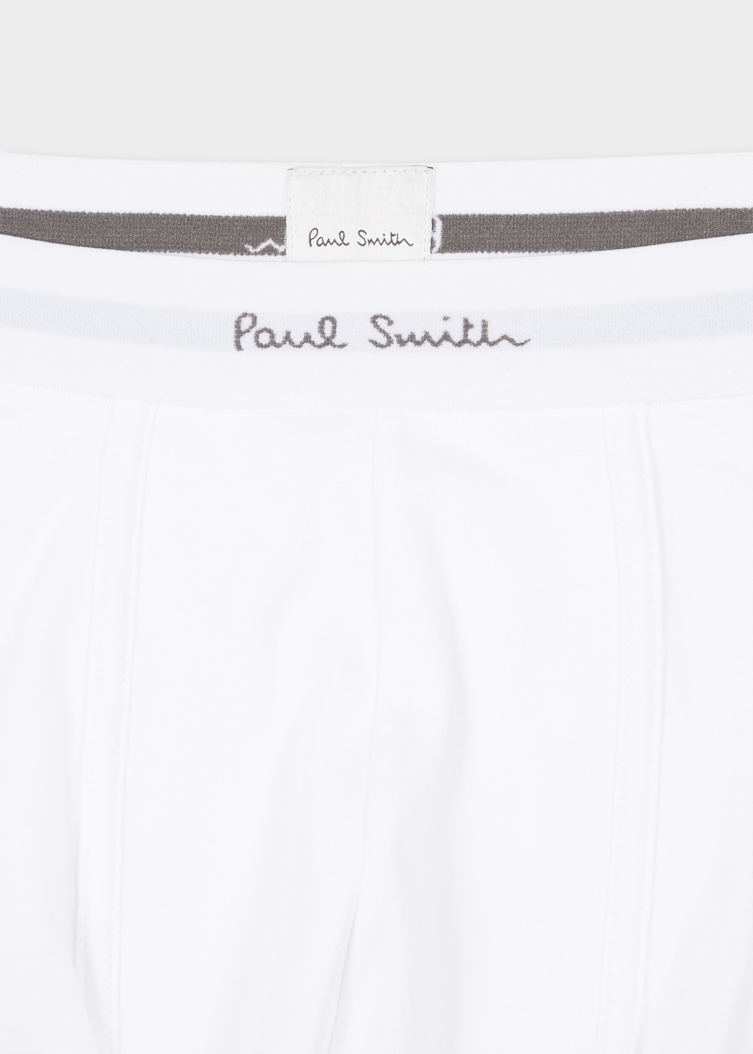 'Signature Stripe' and Plain Boxer Briefs Three Pack - 10