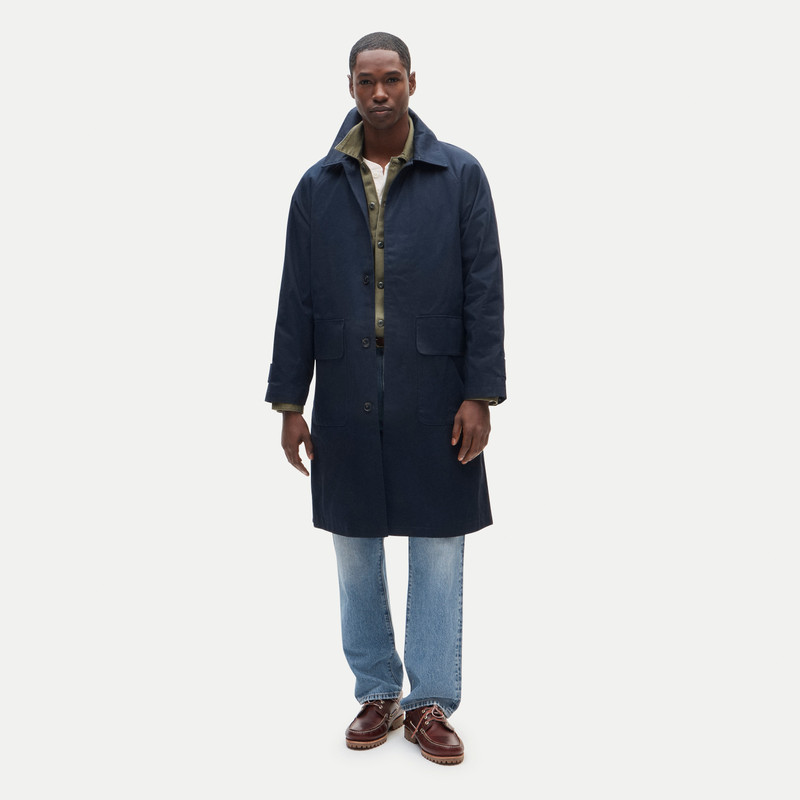 Rivington car coat in water-resistant cotton twill 4