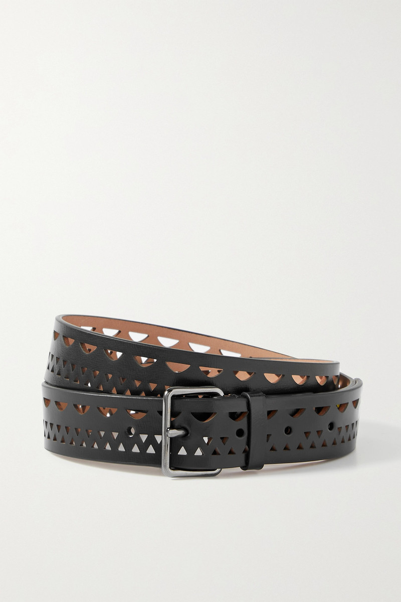Laser-cut leather belt 1