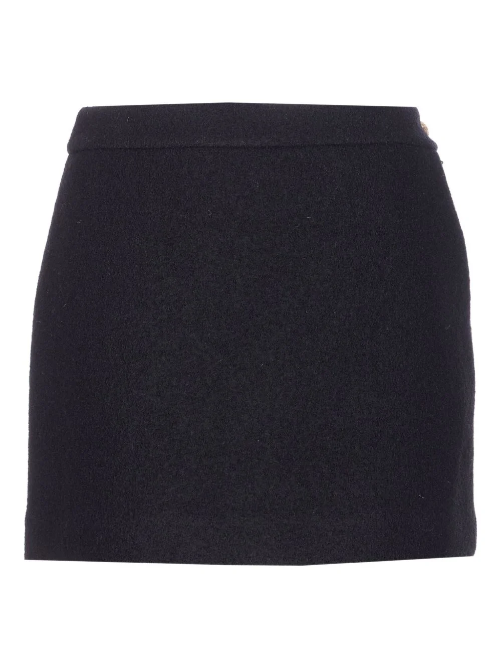 zip button mini skirt - 1
