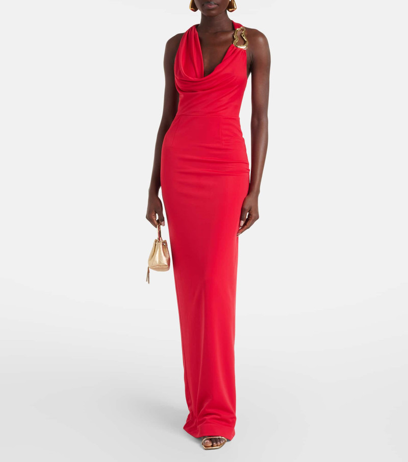 REBECCA VALLANCE Carmine gown outlook