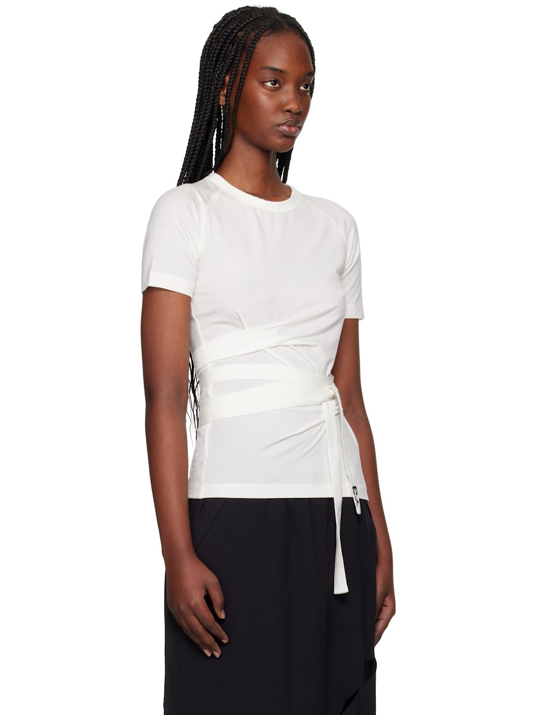 White Wrap T-shirt - 2