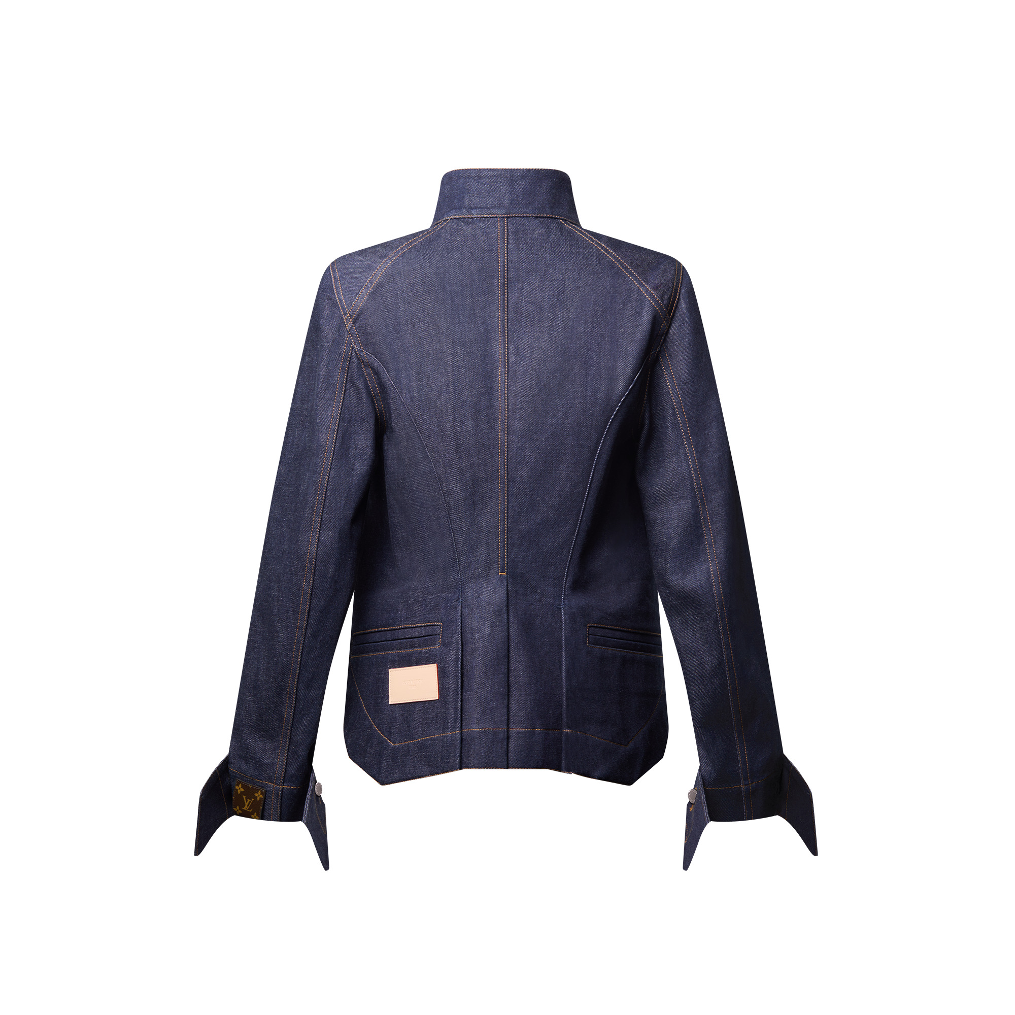 Washed Denim Riding Jacket - 3