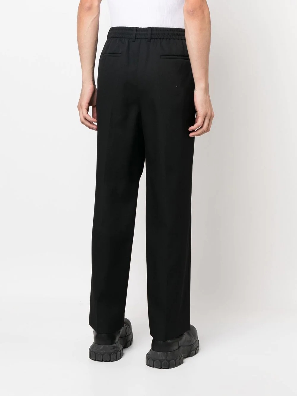 wide-leg tailored trousers - 4