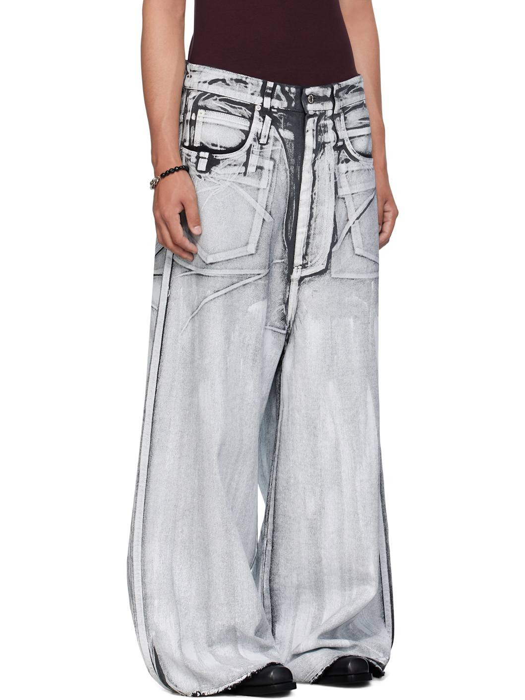 Gray Radiation Dumpster Jeans - 2