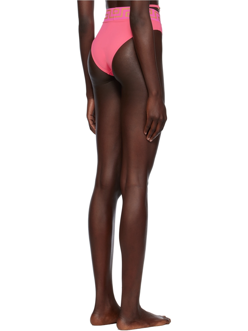 Pink Medusa '95 Greca Border Bikini Bottom - 3