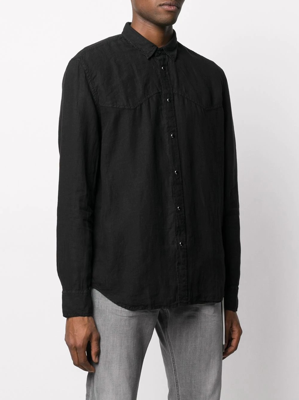 Western linen shirt - 3