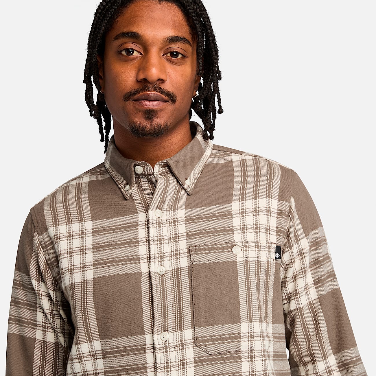 Men's Midweight Flannel Check Shirt - 4