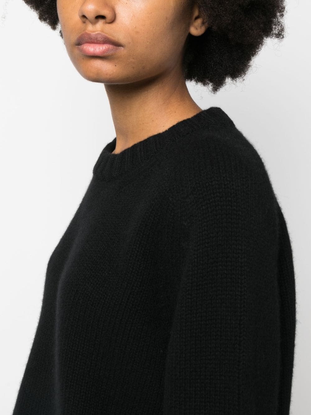 Mae cashmere crew-neck jumper - 5