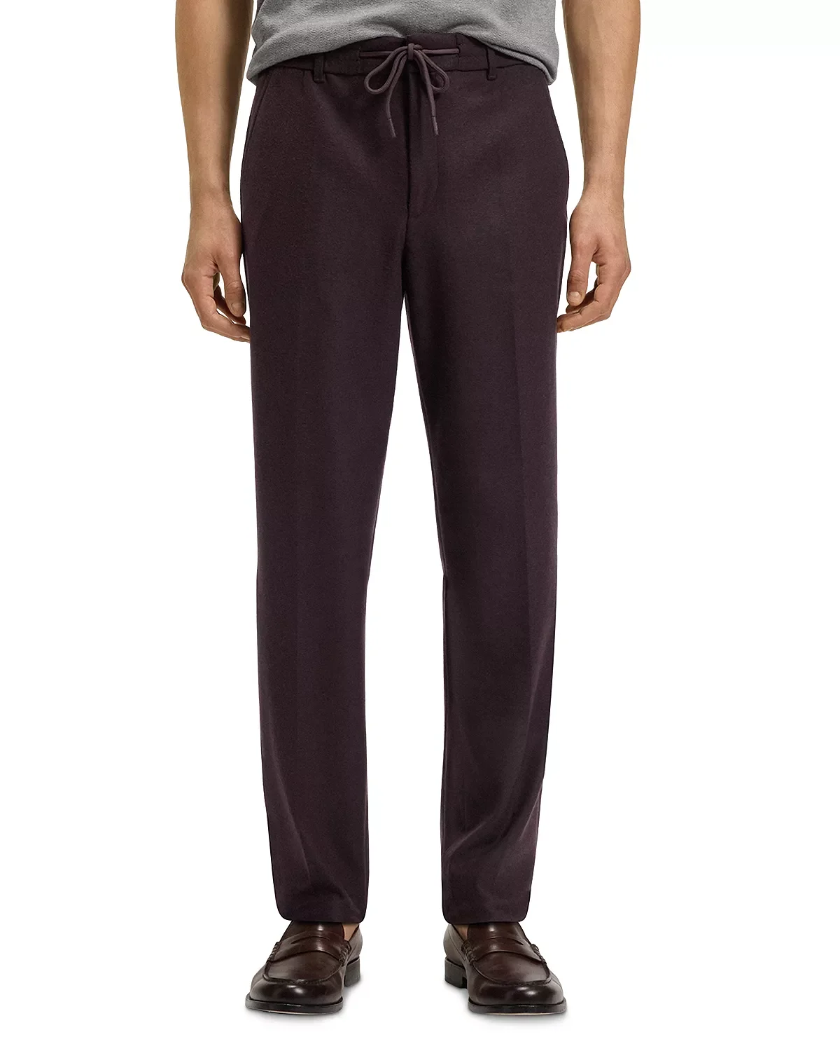 Perin Tapered Fit Tech Flannel Jersey Jogger Pants - 1