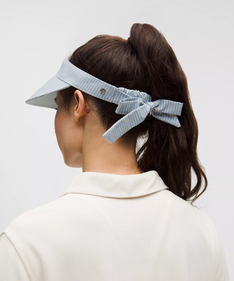 Striped Wide Brim Visor 3