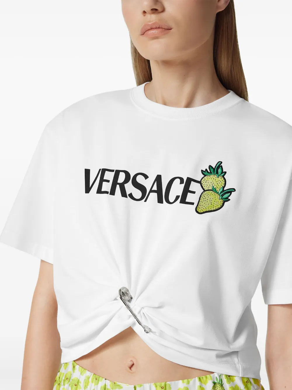 T-shirt crop fraises - 7