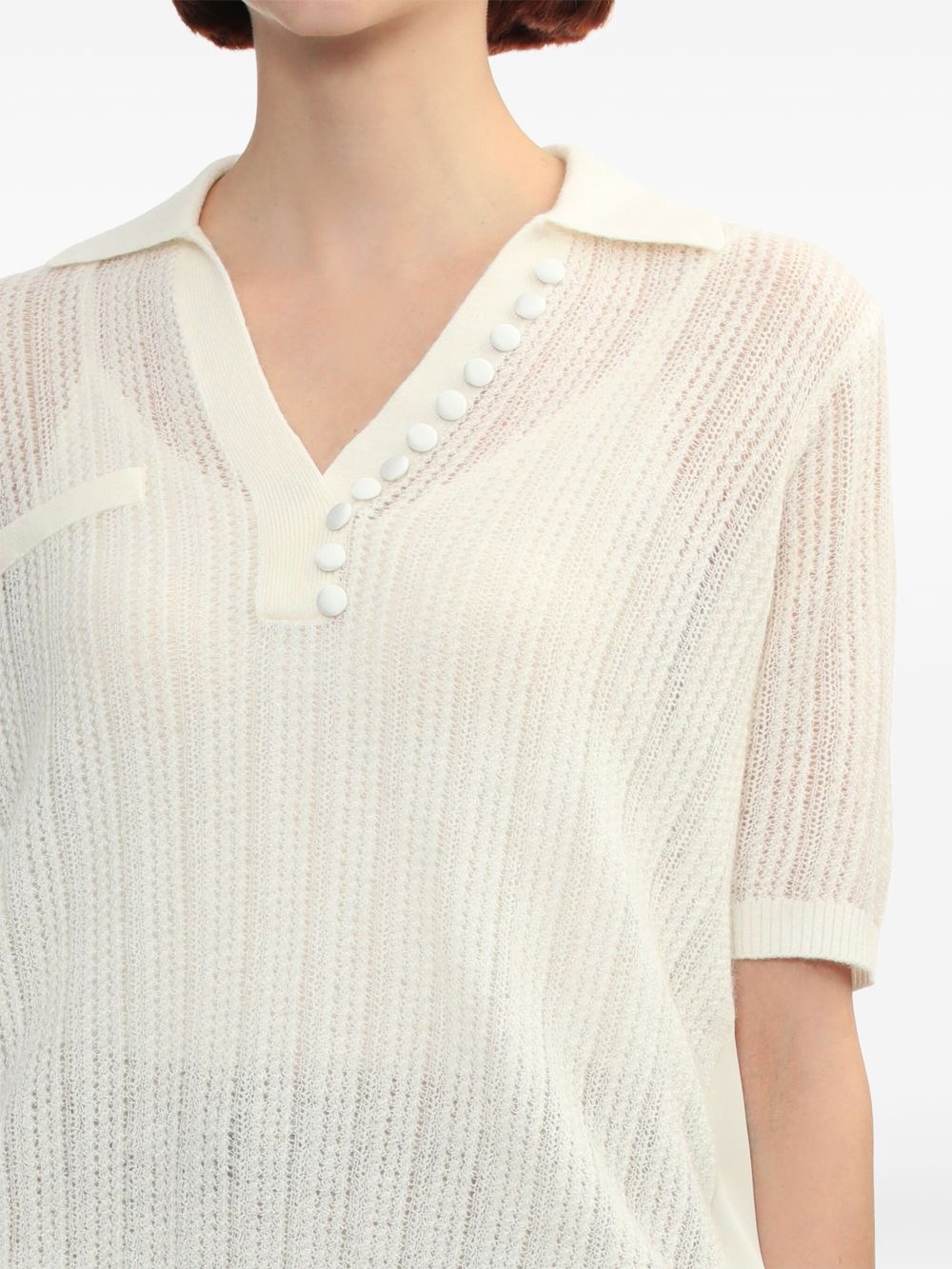 layered polo top - 5