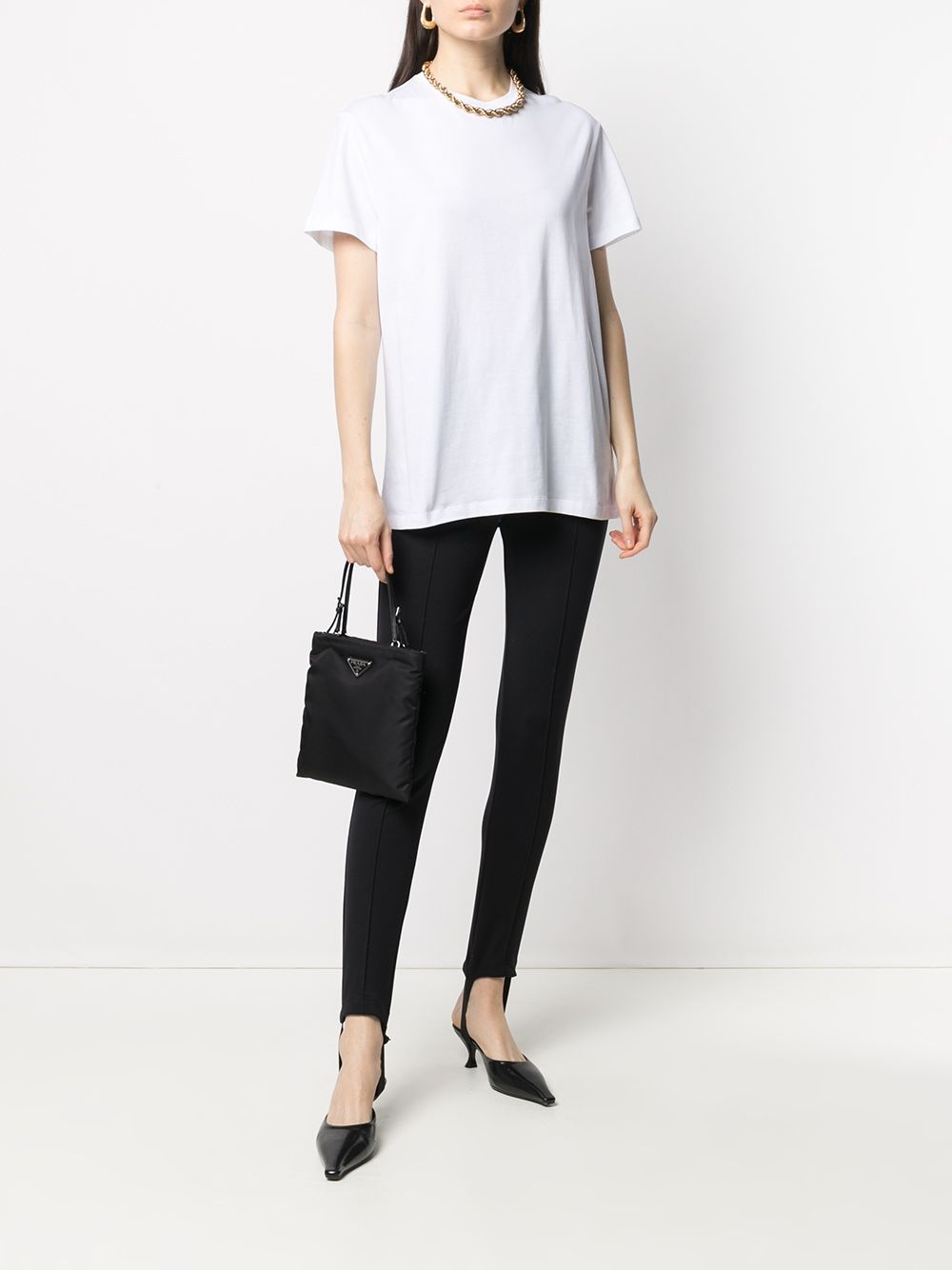 round neck cotton T-shirt - 2