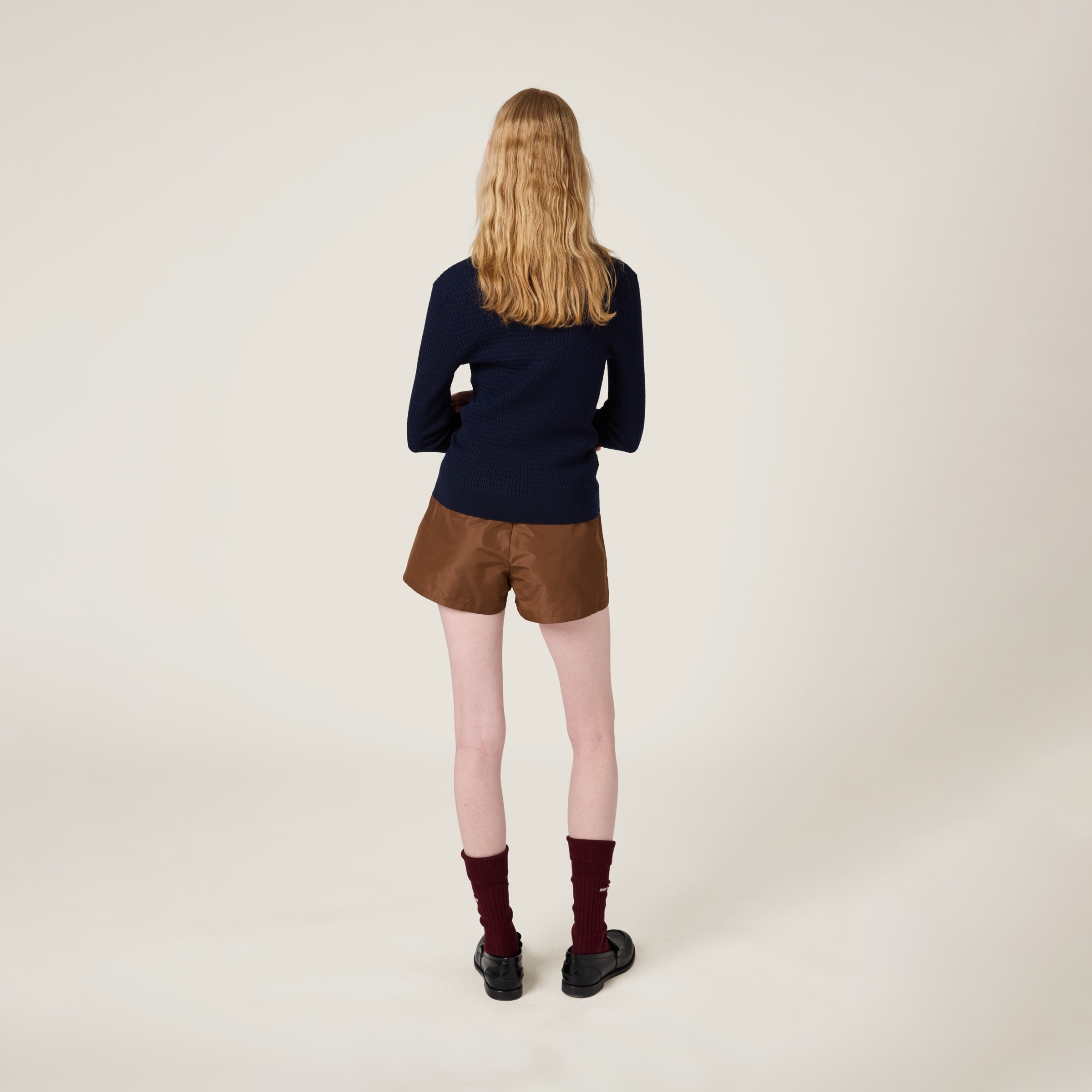 Cable-knit cashmere and silk cardigan - 3