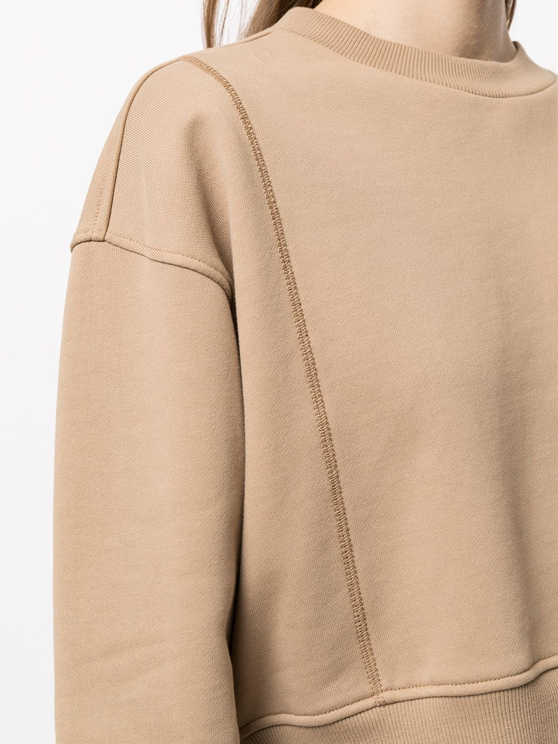 Everyday terry cropped sweatshirt 5