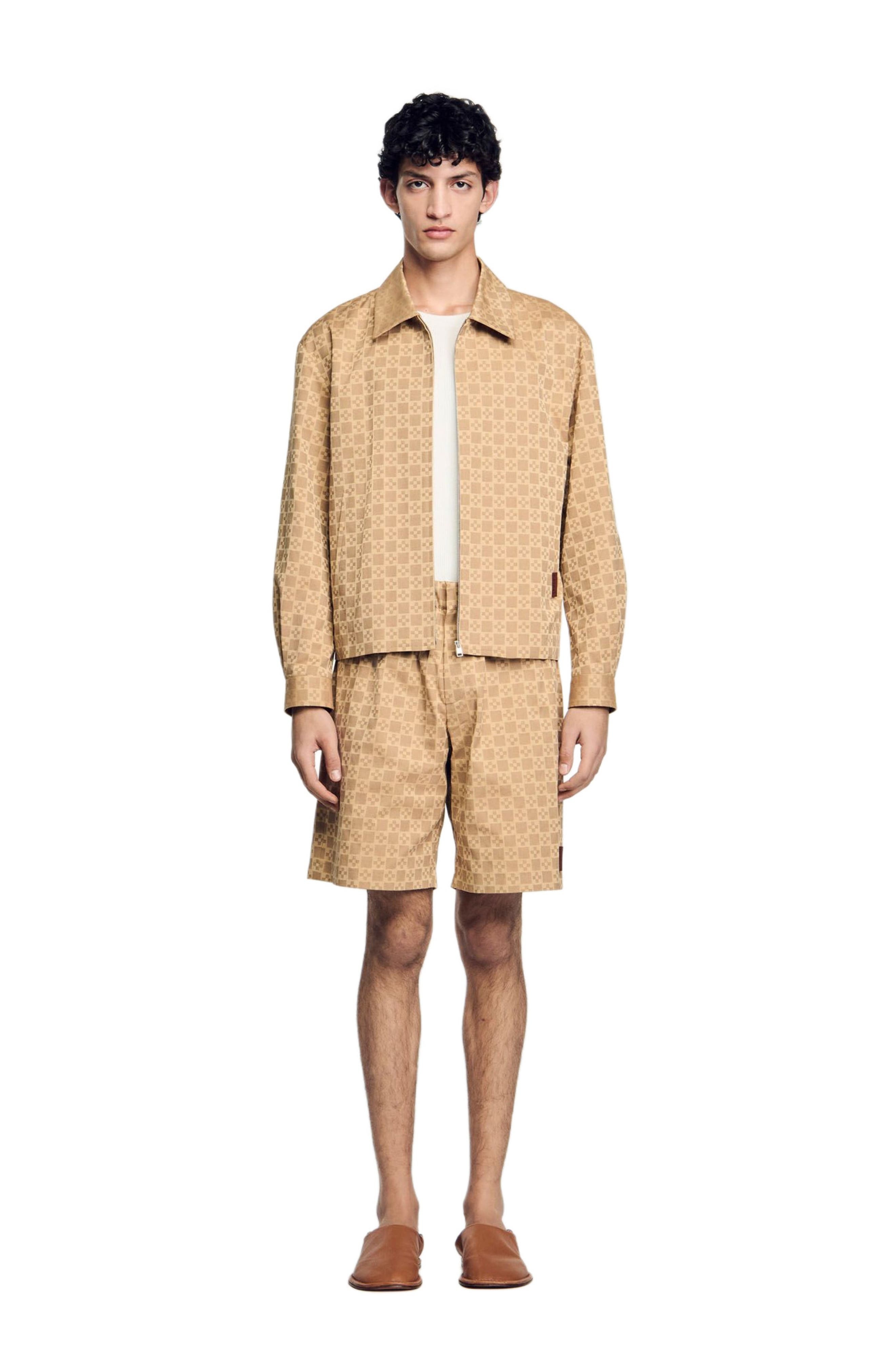 SANDRO Square Cross zip-up jacket at Nordstrom - 2