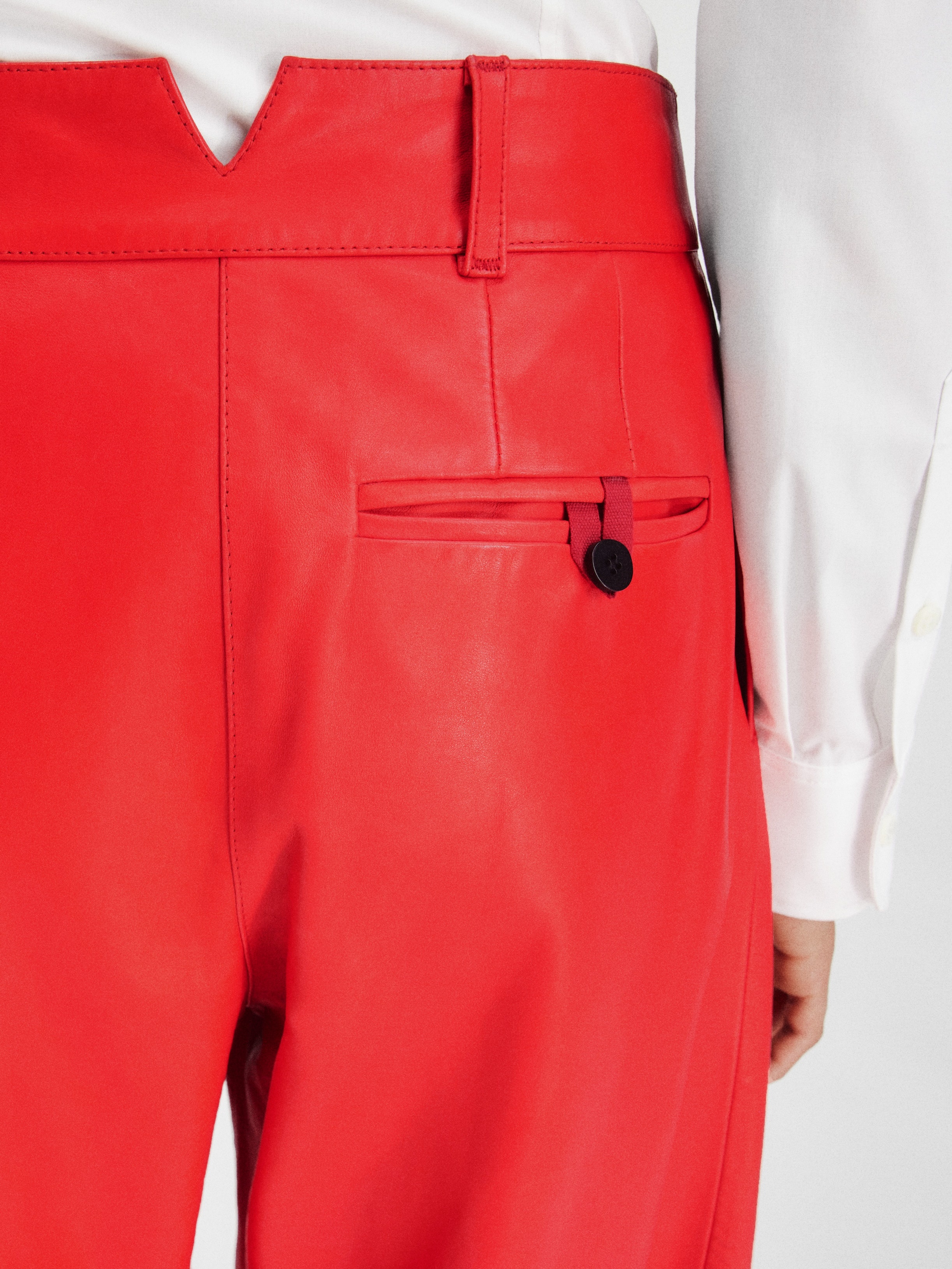 Le pantalon Ovalo cuir - 5