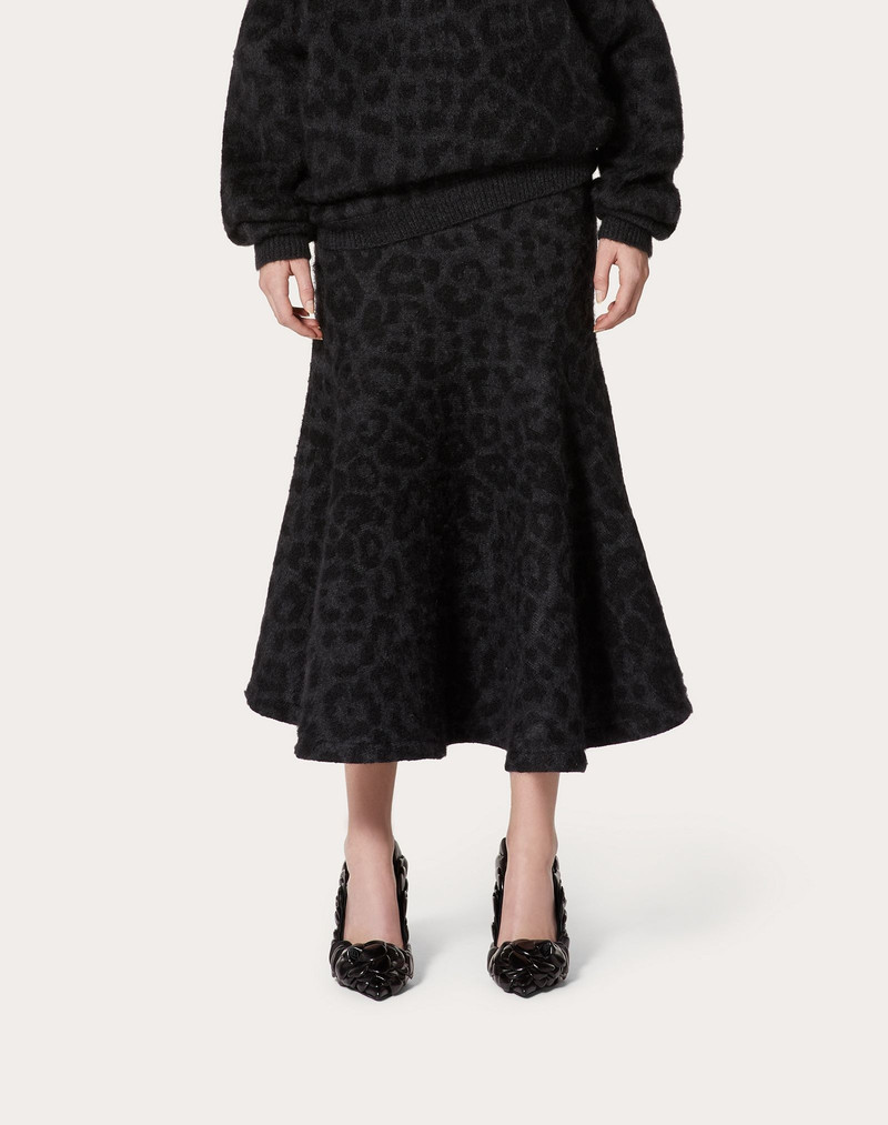 Mohair 모직 폴리 아미드 스커트 3
