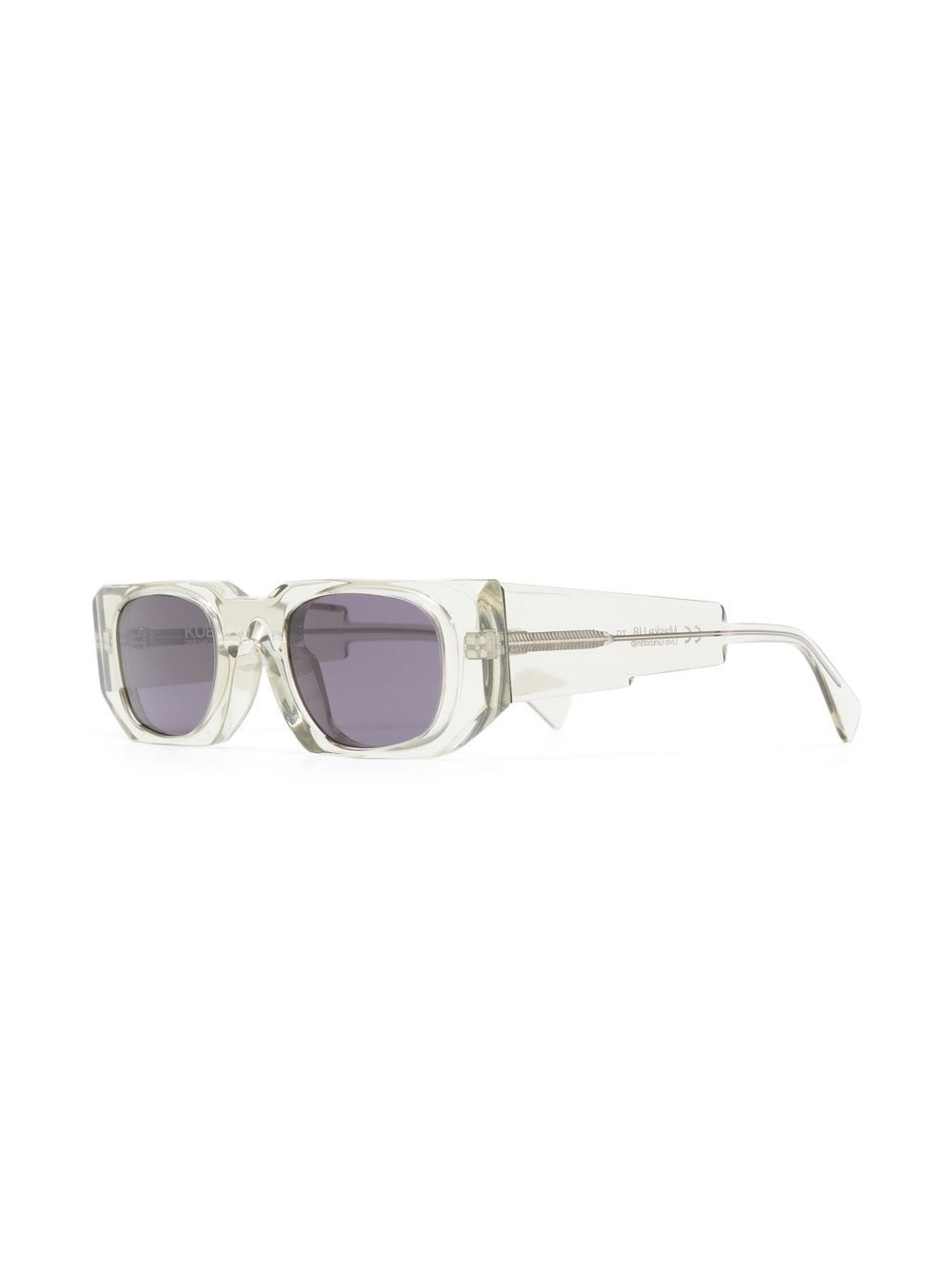 U8 rectangle-frame tinted sunglasses - 2