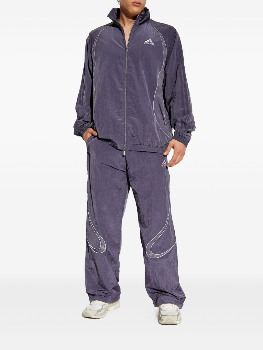 zip-up track jacket - 2