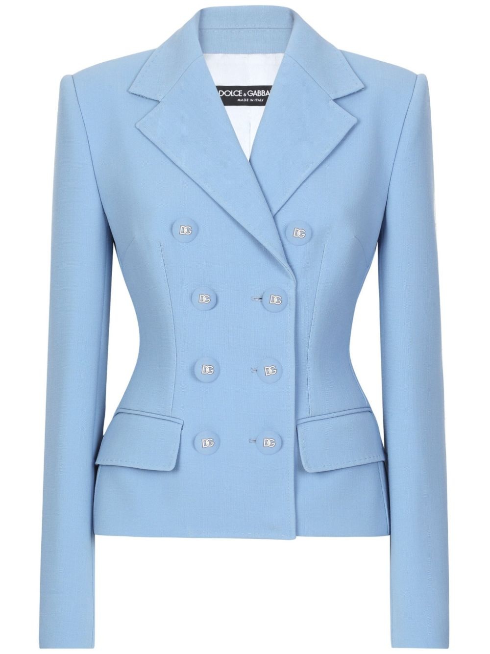 buttoned double breasted jacket - 1