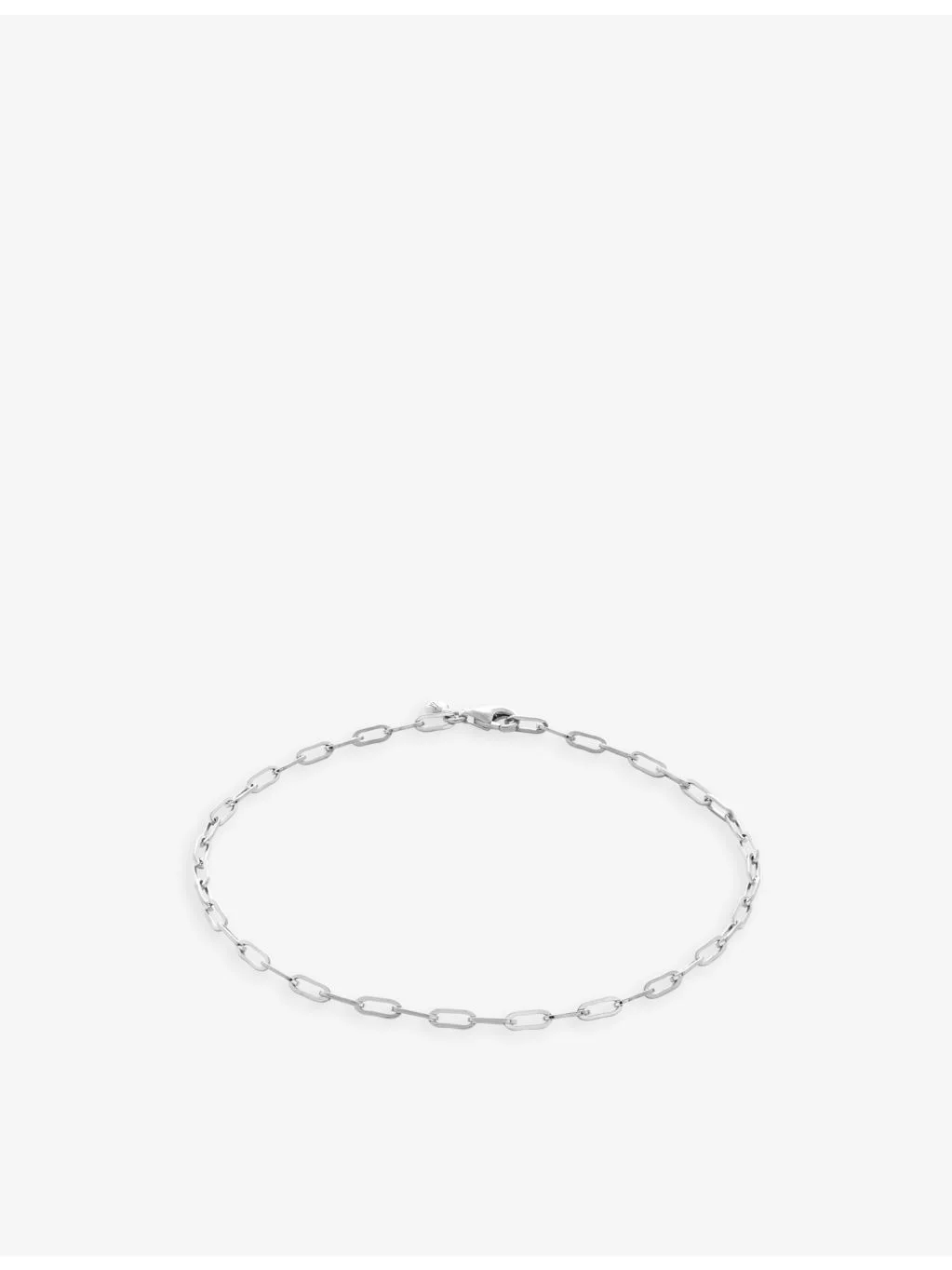 Mini Paperclip sterling-silver chain bracelet - 1
