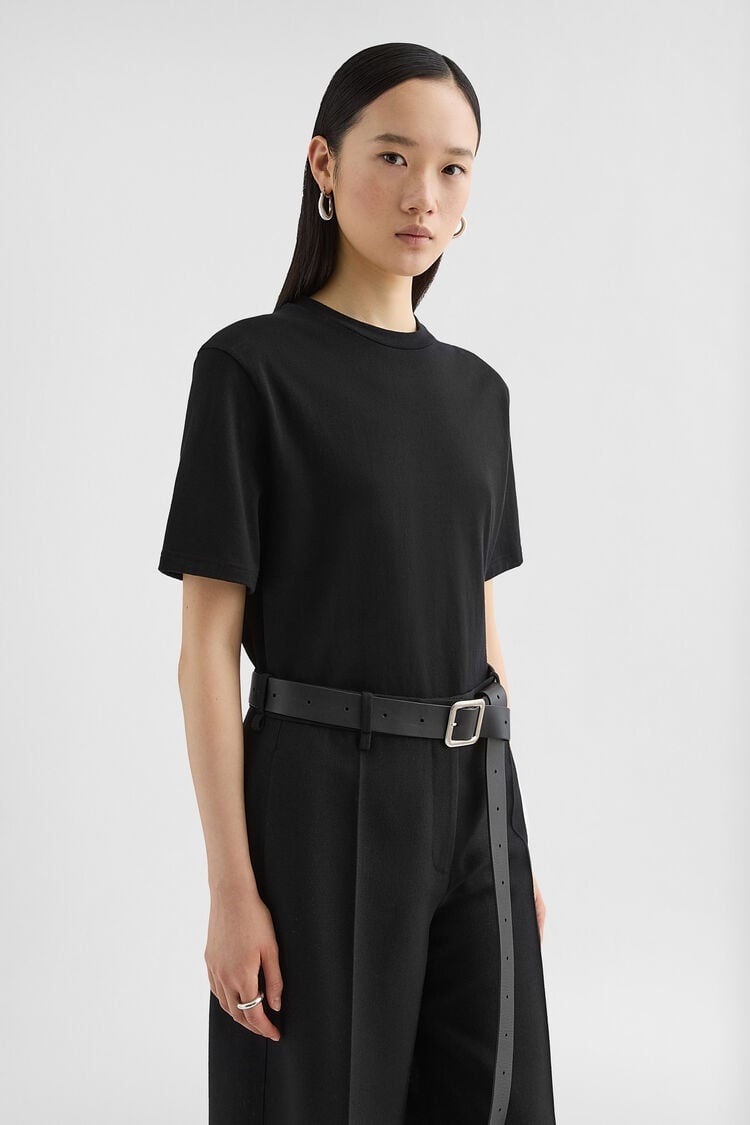 Cotton Crew-Neck T-Shirt - 2