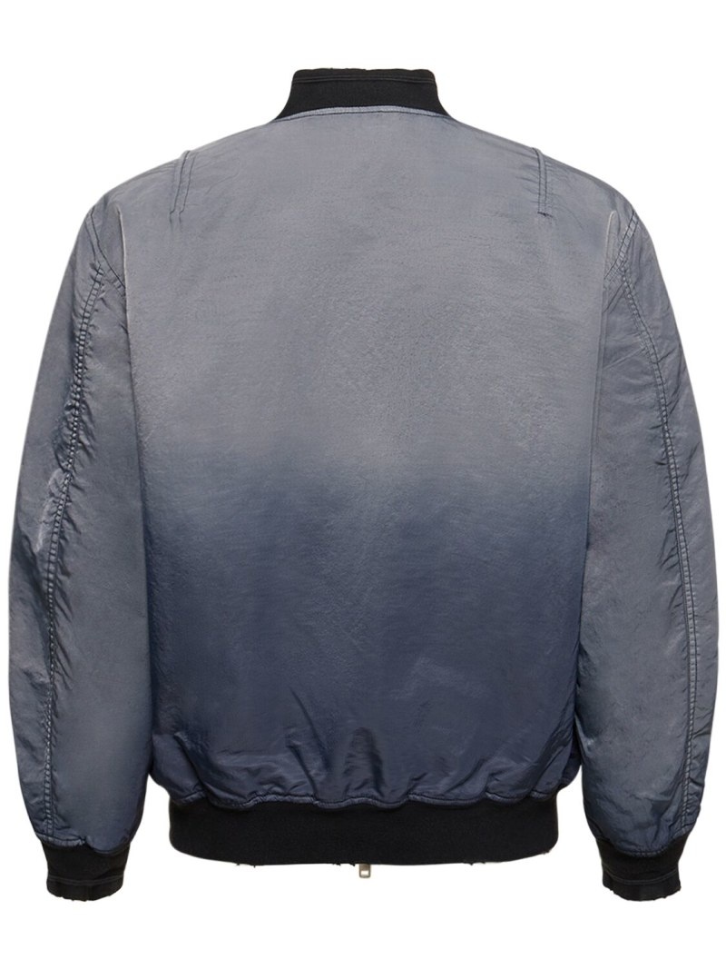 Oval-D garment dyed bomber jacket - 5