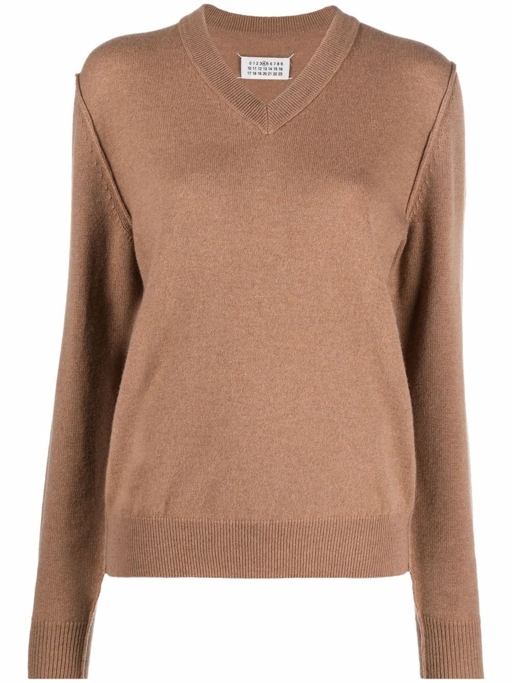 knitted cashmere jumper - 1