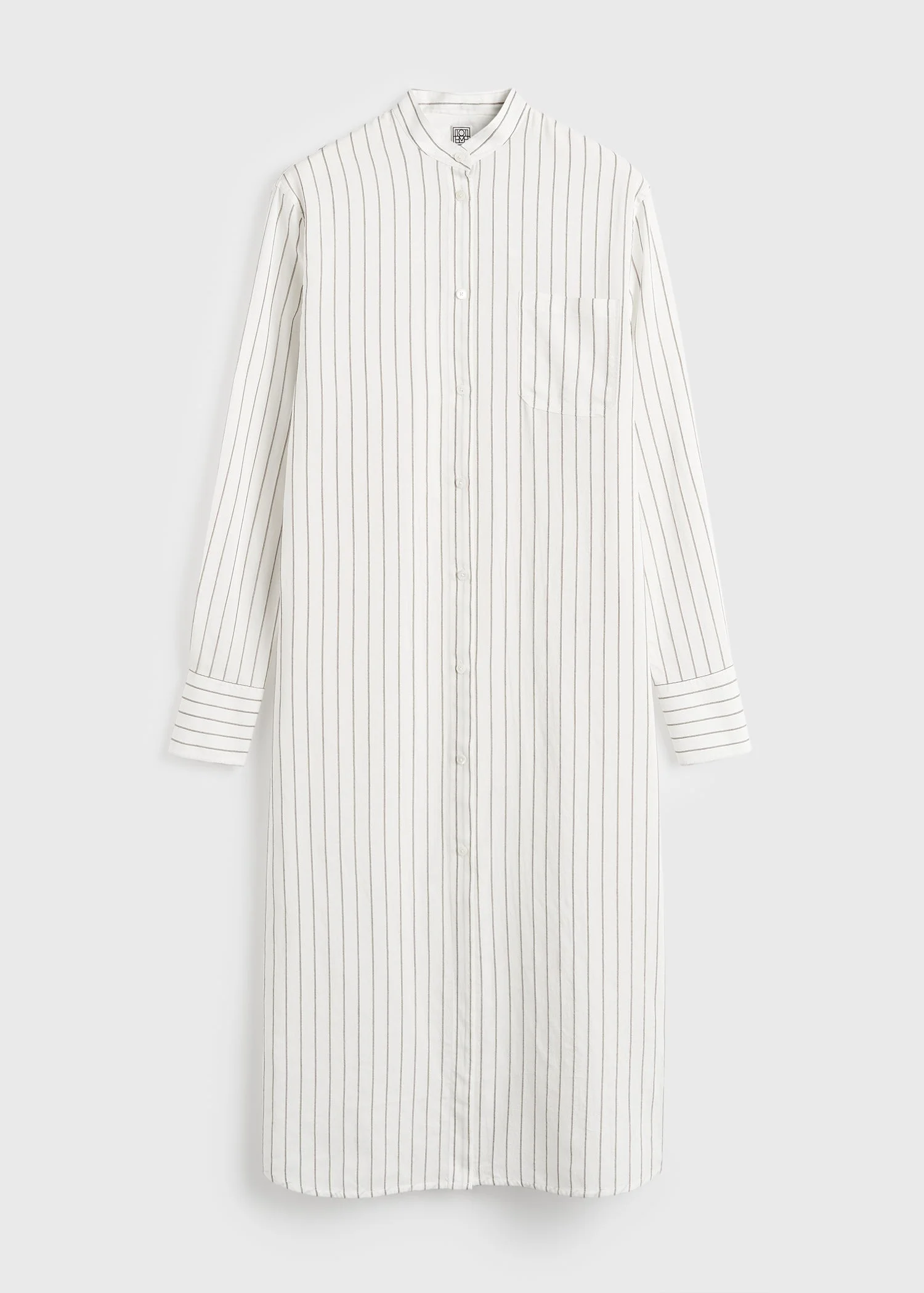 Striped summer tunic white/oyster - 1