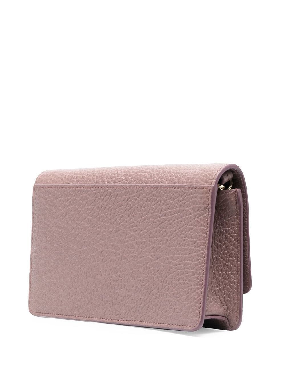 pebbled leather crossbody bag - 3