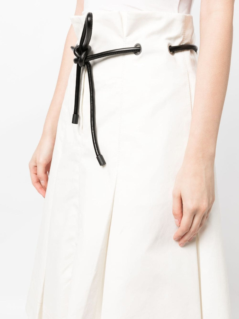 Origami high-waisted midi skirt 5